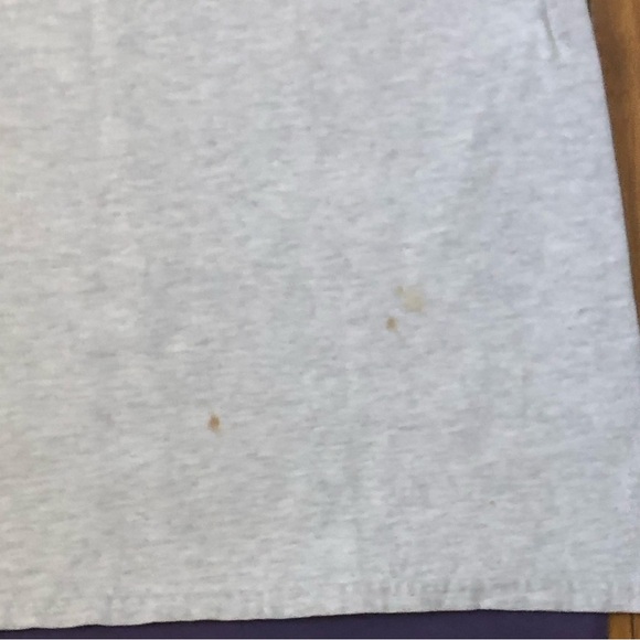 Women of the Moose Lodge T-Shirt 2XL Tennessee Gray Heather Funny Lipstick Bow - Picture 3 of 4